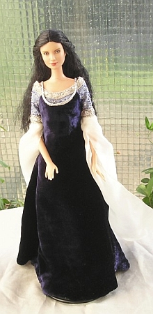 ARWEN - Requiem outfit OOAK dress for Barbie doll