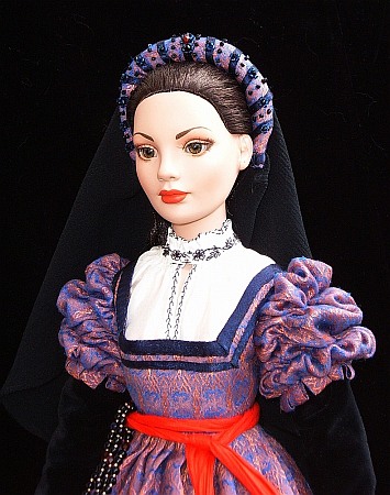 ooak Florentine  renaissance dress for 18" doll