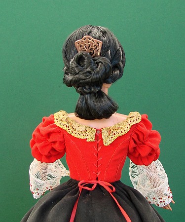Elena de la Vega z filmu Zorro-tajemná tvář. OOAK Barbie