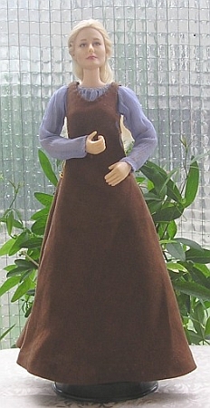 eowyn ooak refugee outfit for doll