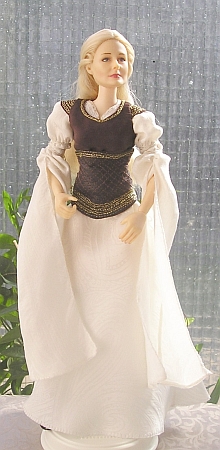 Éowyn - Shieldmaiden outfit  - LOTR OOAK dress for Barbie doll