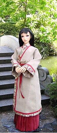 Damir in Chinese traditional outfit - hanfu for MSD BJD doll