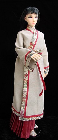 Hanfu - tradiční čínský oděv pro MSD BJD panenku