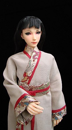 Damir in Chinese traditional outfit - hanfu for MSD BJD doll