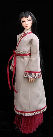 Hanfu - tradiční čínský oděv pro MSD BJD panenku