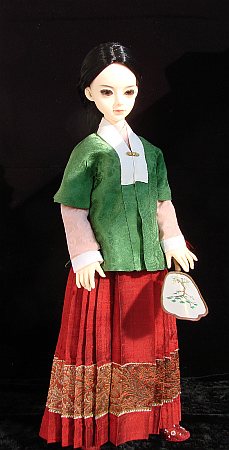 Hanfu - chinese traditional outfit from Ming dynasty for BJD doll