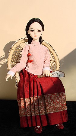 Hanfu z dynastie Ming pro BJD MSD