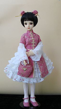 Qi-lolita dress for Fiume MSD BJD, OOAK