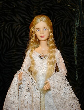 galadriel ooak doll mirror dress