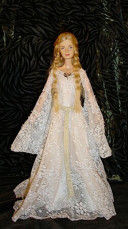 galadriel ooak doll mirror dress