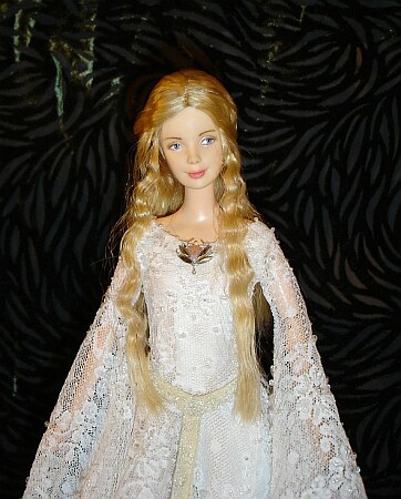 galadriel ooak doll mirror dress