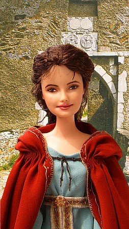 Guinevere OOAK Barbie doll as Keira Knightley