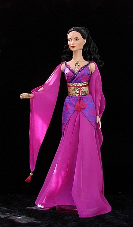 Inara Serra -  ooak costume from Firefly for 16" Tonner doll