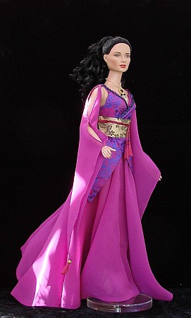 Inara Serra -  ooak costume from Firefly for 16" Tonner doll