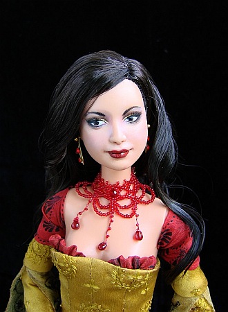 Inara Serra  - OOAK šaty ze seriálu Firefly  pro panenku Barbie