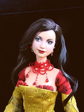 Inara Serra  - OOAK šaty ze seriálu Firefly  pro panenku Barbie