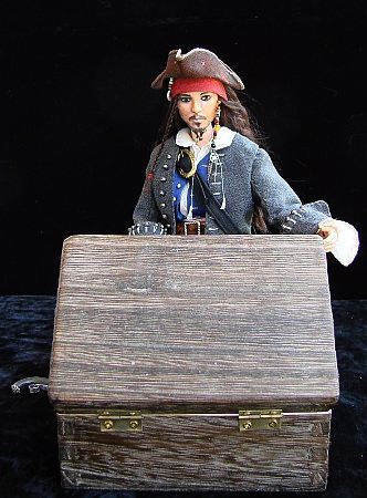 Jack Sparrow - OOAK dollfie panenka