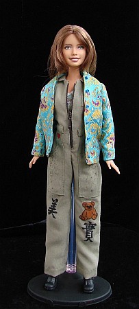 Kaylee from Firefly - ooak costume for Barbie doll