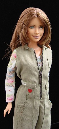 Kaylee from Firefly - ooak costume for Barbie doll