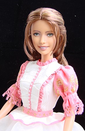 Ball gown of Kaylee from Firefly series for 12" Barbie doll - OOAK