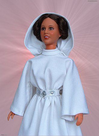 Princess Leia ANH senatorial  OOAK dress for 12" doll