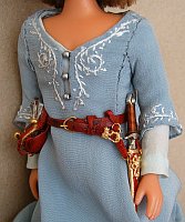 Lucy Pevensie in blue Narnian dress- Chronicles of  Narnia OOAK doll