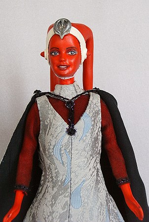 Miela, twi'lek diplomat, Star Wars OOAK Barbie doll