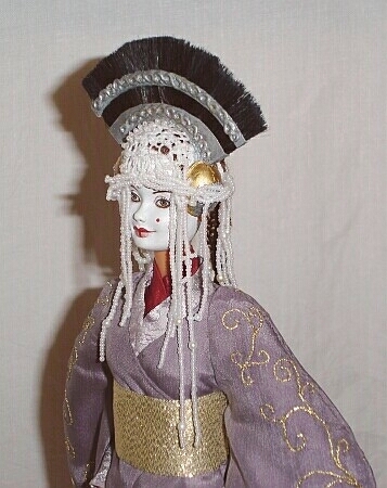 padme amidala coruscant costume for  Barbie doll ooak