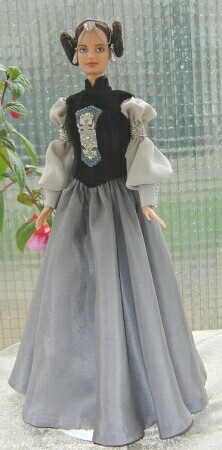 PADMÉ - Packing gown OOAK doll dress from Star Wars