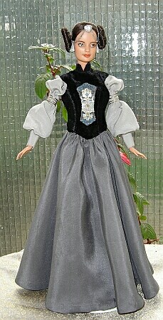 PADMÉ - Packing gown OOAK doll dress from Star Wars