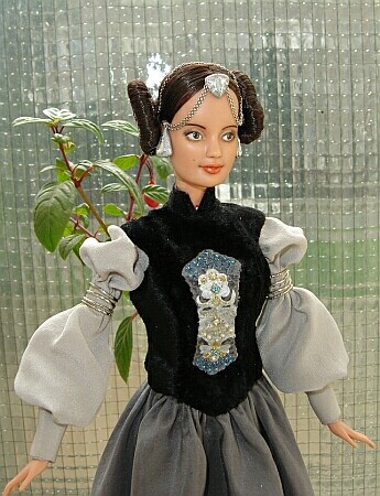 PADMÉ - Packing gown OOAK doll dress from Star Wars