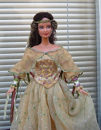 Star Wars Padme Amidala - OOAK Picnic dress for Barbie doll