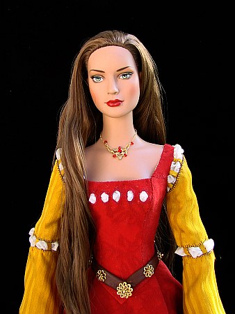 Chronicles of Narnia - 
  Prince Caspian - Susan, coronation dress for 16" doll Tyler by Tonner, OOAK