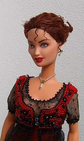 OOAK Rose Titanic doll - jump dress for Barbie