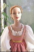 marguerite de ghent ooak costume for  Tyler Wentworth doll