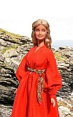 princess bride ooak Barbie doll - red riding dress